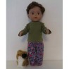 broek set racing baby born 43cm