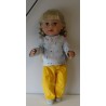 broek set grijs paard baby born 43cm