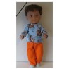 broek set piraat baby born 43cm