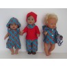 gift set blauw eekhoorns baby born 43cm