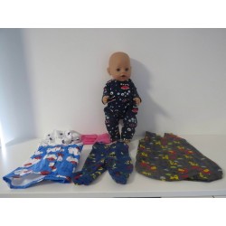 gift set boy baby born 43cm
