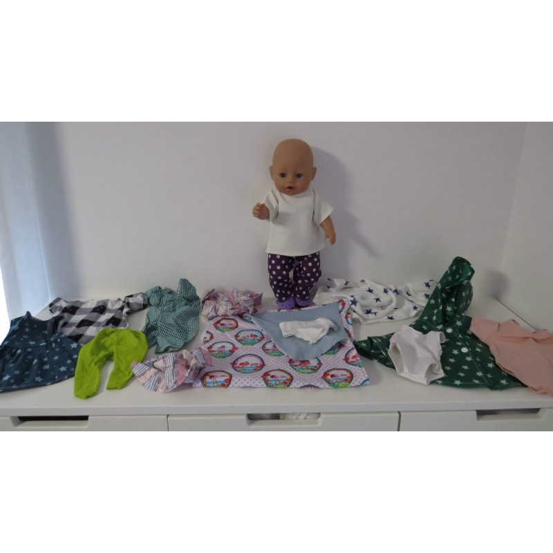 kado set roze stippen baby born 43cm kado set roze stippen baby born 43cm
