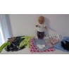 kado set roze vogel baby born 43cm