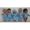 gift set blauw kat  baby born 43cm