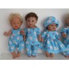 gift set blauw kat  baby born 43cm