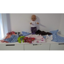 kado set roodkapje baby born 43cm