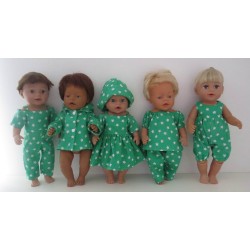 gift set groen sterren   baby born 43cm