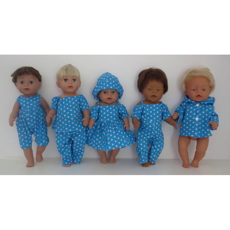 gift set blauw sterren baby born 43cm gift set blauw sterren baby born 43cm