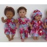 gift set rood gekleurd baby born 43cm