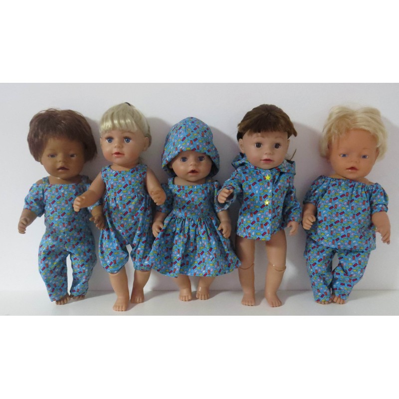 gift set blauw snoepjes baby born 43cm gift set blauw snoepjes baby born 43cm
