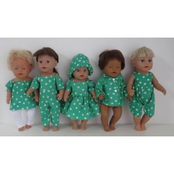 gift set groen sterren  baby born 43cm