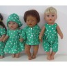 gift set groen sterren  baby born 43cm