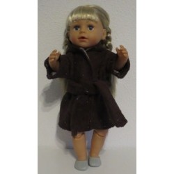 badjas bruin baby born 43cm
