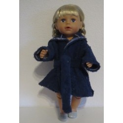 badjas donker blauw baby born 43cm
