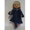 badjas donker blauw baby born 43cm