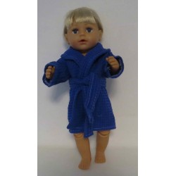 badjas blauw baby born 43cm