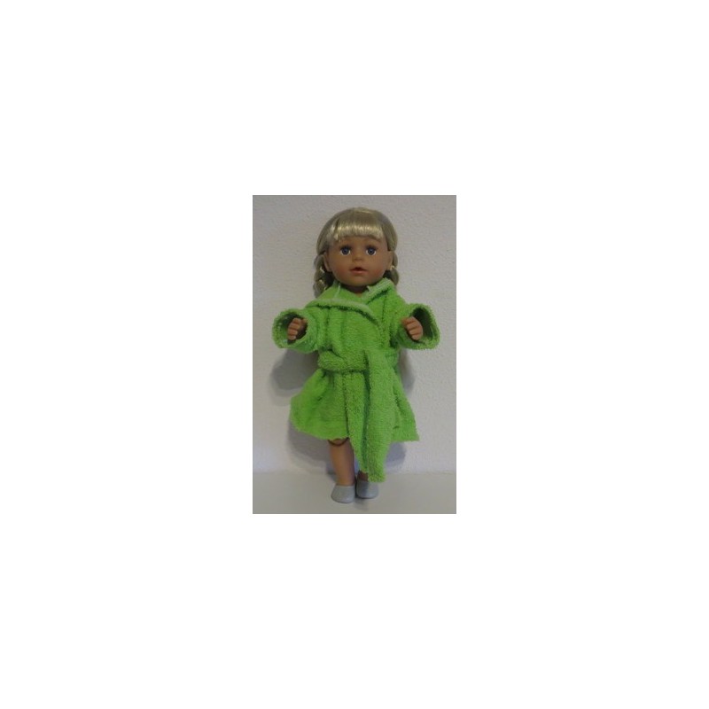 badjas gras groen baby born 43cm