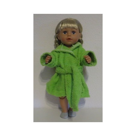 badjas gras groen baby born 43cm