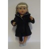badjas zwart  baby born 43cm