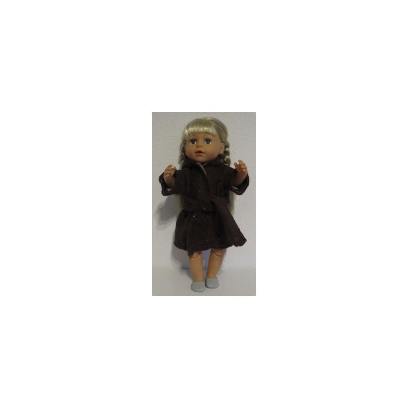 badjas bruin baby born 43cm