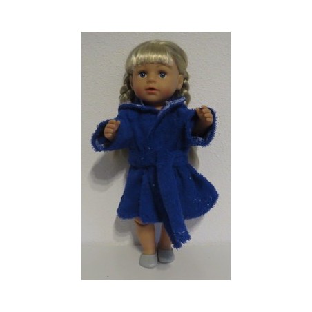 badjas hard blauw baby born 43cm