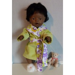 ochtendjas groen met hello kitty baby born 43cm