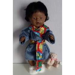 ochtendjas dino's rood  baby born 43cm
