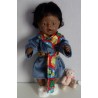 ochtendjas dino's rood  baby born 43cm