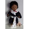 badjas donker blauw auto's baby born 43cm