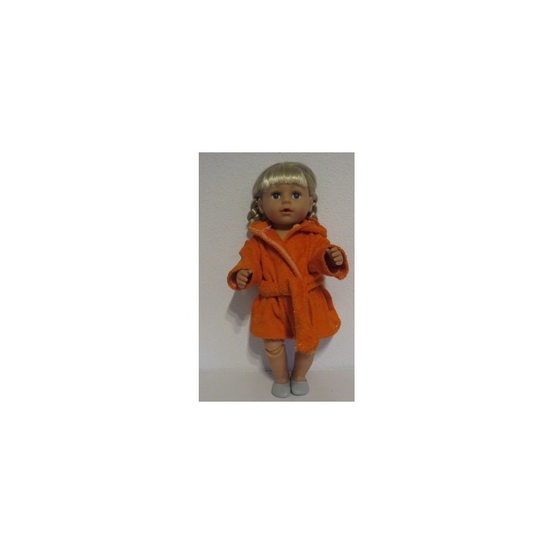 badjas oranje baby born 43cm