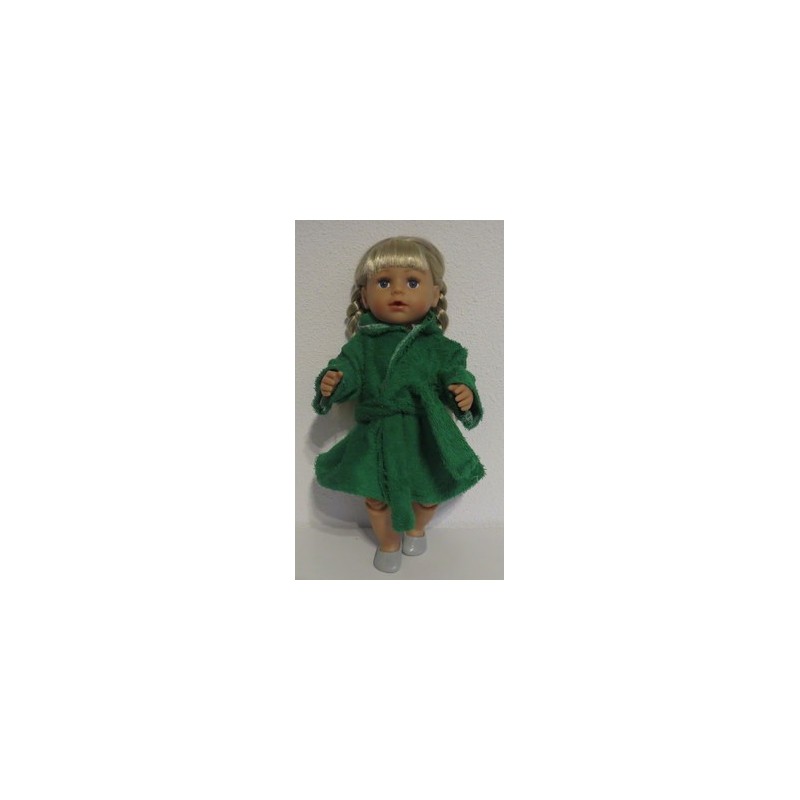 badjas hard groen baby born 43cm