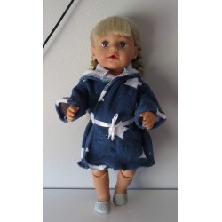 badjas blauw met sterren baby born 43cm