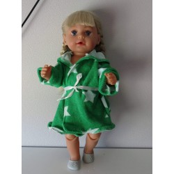 badjas groen met sterren baby born 43cm