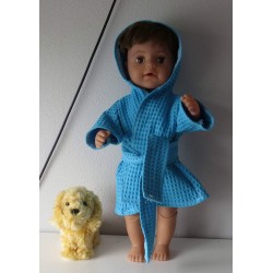 badjas blauw baby born 43cm