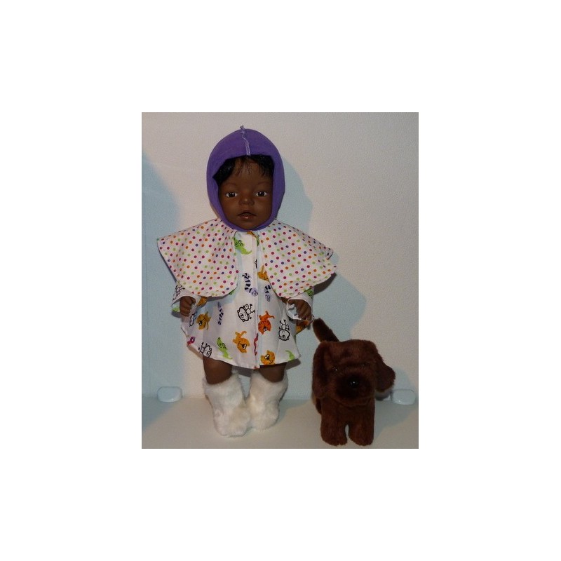 capejas wit dieren baby born 43cm