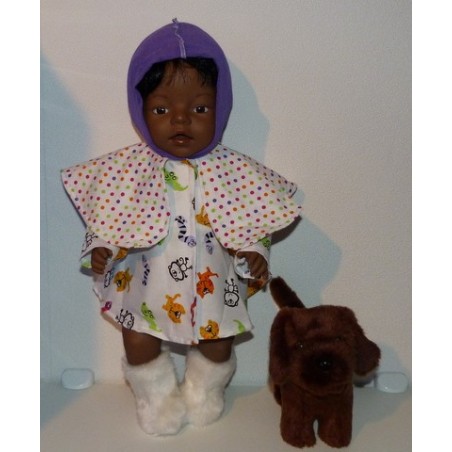 capejas wit dieren baby born 43cm