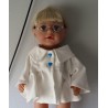 ballonjas kort met blauw baby born 43cm