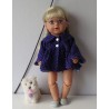 ballonjas kort paars sterren baby born 43cm