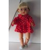 ballonjas kort rood sterren  baby born 43cm