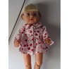 ballonjas met rode bloemen baby born 43cm