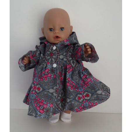 ballonjas grijs baby born 43cm