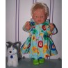 ballonjas blauw dieren baby born 43cm