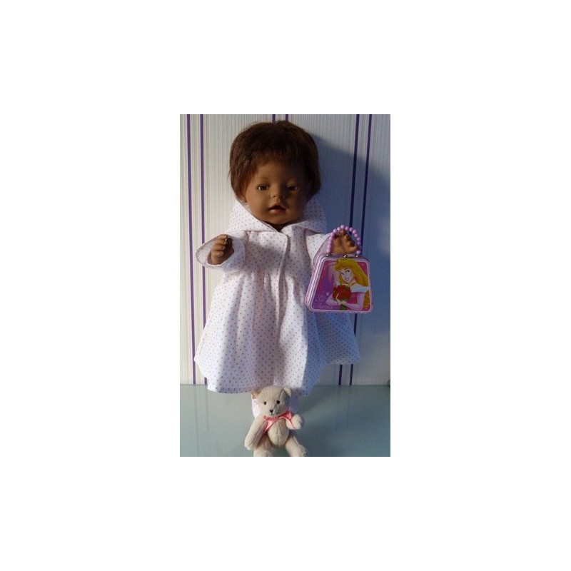 ballonjas met stippen baby born 43cm