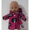 softshell jas hard roze baby born 43cm