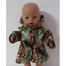 softshell jas tijgers  baby born 43cm