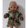 softshell jas tijgers  baby born 43cm