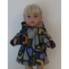 softshell jas donker blauw bewerkt baby born 43cm