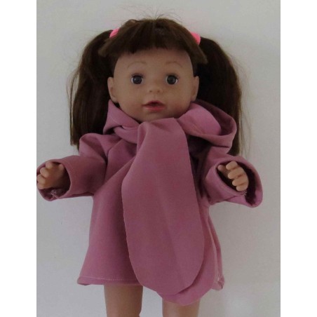 softshell jas oud roze baby born 43cm