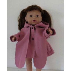 softshell jas oud roze baby born 43cm