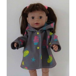 softshell jas lieveheersbeestjes baby born 43cm